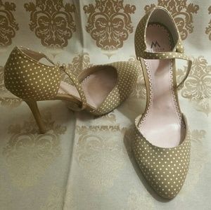 Madison polka dot heels